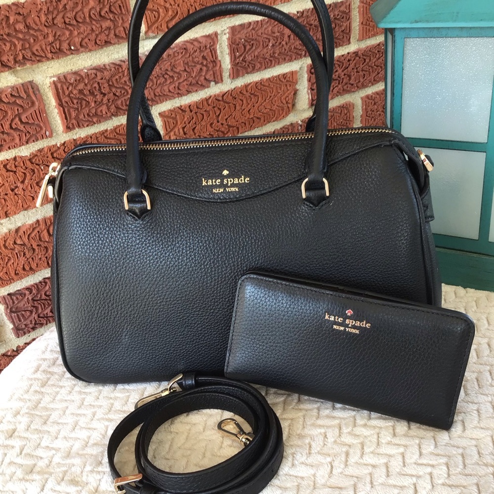 Kate spade Mimi barrel satchel & wallet set